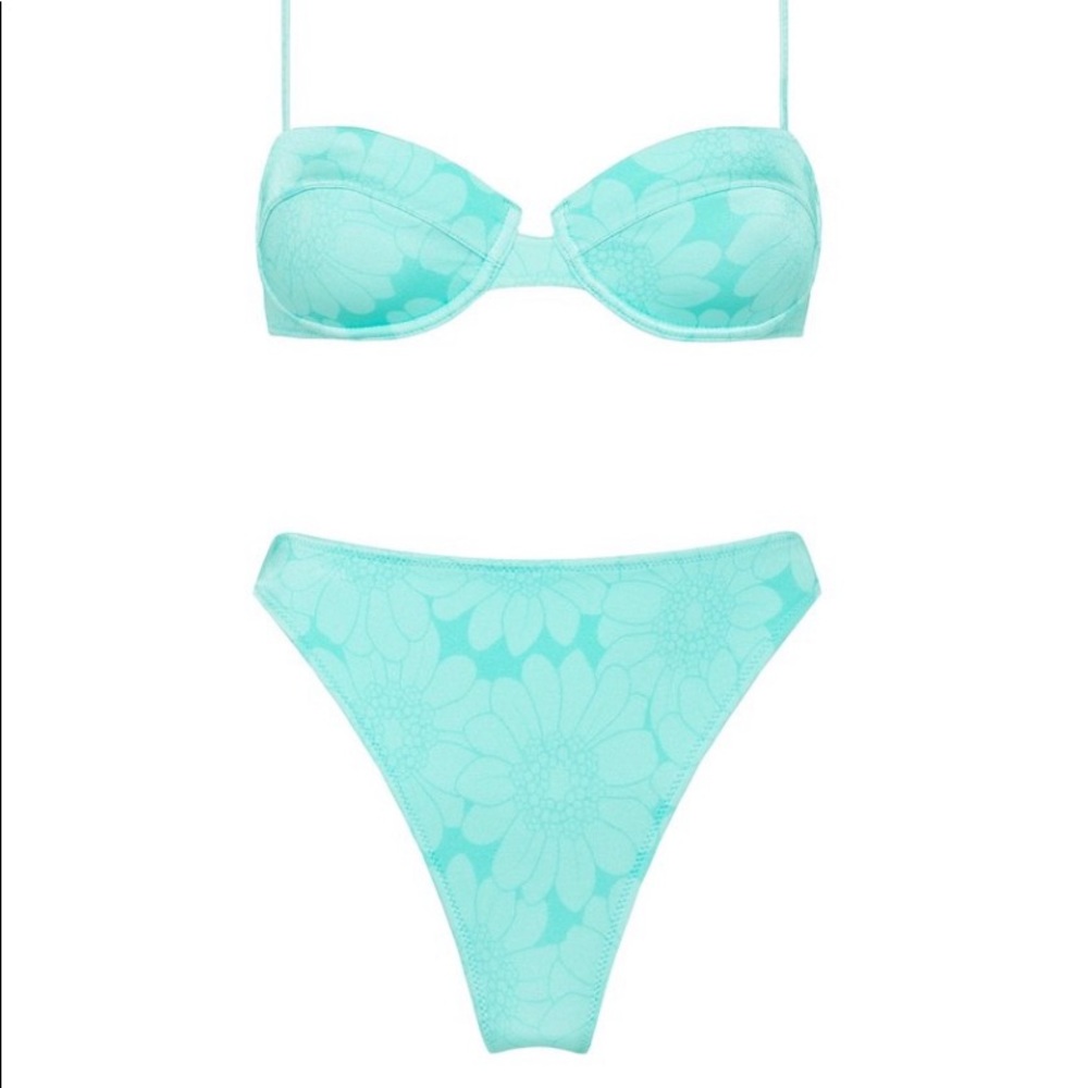 RHIAN - TEAL FLORAL